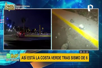 Algunas zonas de la Costa Vede continúan cerradas tras sismo de 6.0