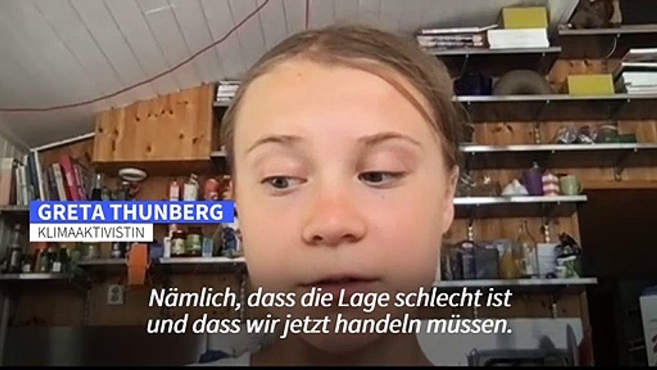 Greta Thunberg begrüßt Bericht des Weltklimarats