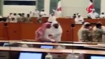Kuveyt parlamentosunda bakanlar ile muhalefet vekilleri arasındaki kavga kamerada