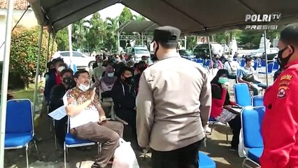 Polres Serang Kota Gelar Vaksinasi Covid-1 Massal