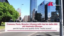 Città più inquinate d'Europa, 4 sono italiane