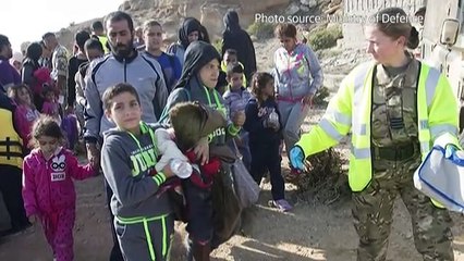 İngiliz üssünde zorla tutulan mülteciden intihar girişimi