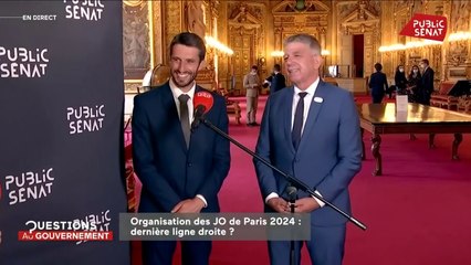 « Quel beau message que le Sénat soit derrière l’équipe olympique de France  » salue Tony Estanguet