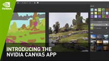 Introducing the NVIDIA Canvas App   NVIDIA Studio