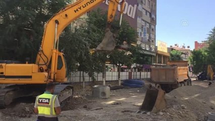 Güres Caddesi Yenileme Projesinin çalışmaları sürüyor