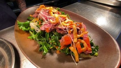 Harvey Nichols chef Lee Heptinstall cooks succulent steak salad