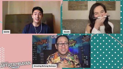 ArtisTambayan: Julie Anne San Jose at David Licauco, nailang ba sa isa't isa?