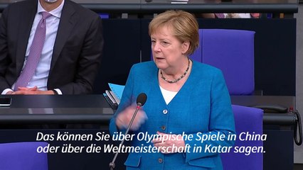 Tải video: Merkel: Uefa macht Unterschied bei Regenbogen-Stadion und Armbinde von Neuer