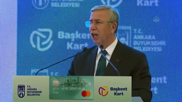 ANKARA - Ankara Büyükşehir Belediyesinin 'Başkent Kart'ı törenle tanıtıldı (2)