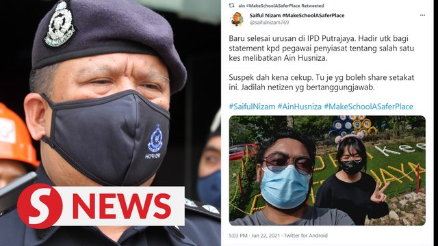 Police nab man over death threats against Ain Husniza’s supporter