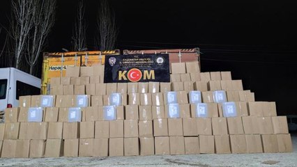 Gaziantep'te 12 ton kaçak etil alkol ele geçirildi