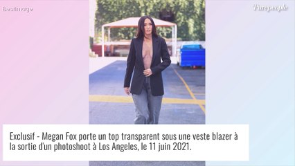 Megan Fox : Seins nus sous son blazer, elle ose un look torride