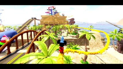 Mickey Mouse Car & Having A Good Time With Donald Duck!