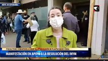 Manifestación en apoyo a la resolución del INYM