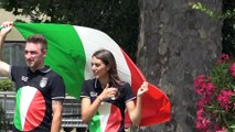 Tokyo 2020, l'emozione dei portabandiera Rossi e Viviani: 