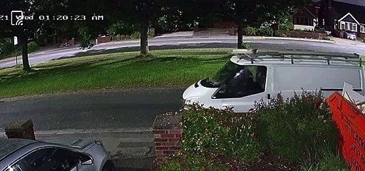 Thieves steal van in Poulton