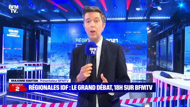 Story 1 : Régionales en Ile-de-France, le grand débat à 18h sur BFMTV - 23/06