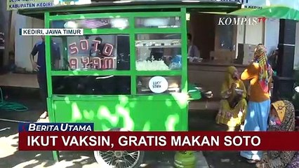 Soto Gratis Disiapkan Untuk Warga yang Mau Mengikuti Vaksinasi Covid-19