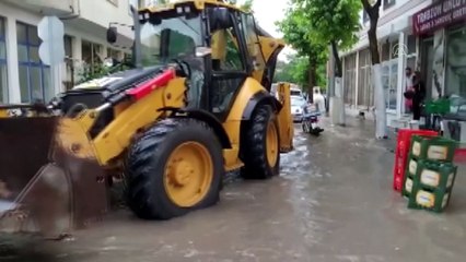KIRKLARELİ - Kuvvetli sağanak etkili oldu