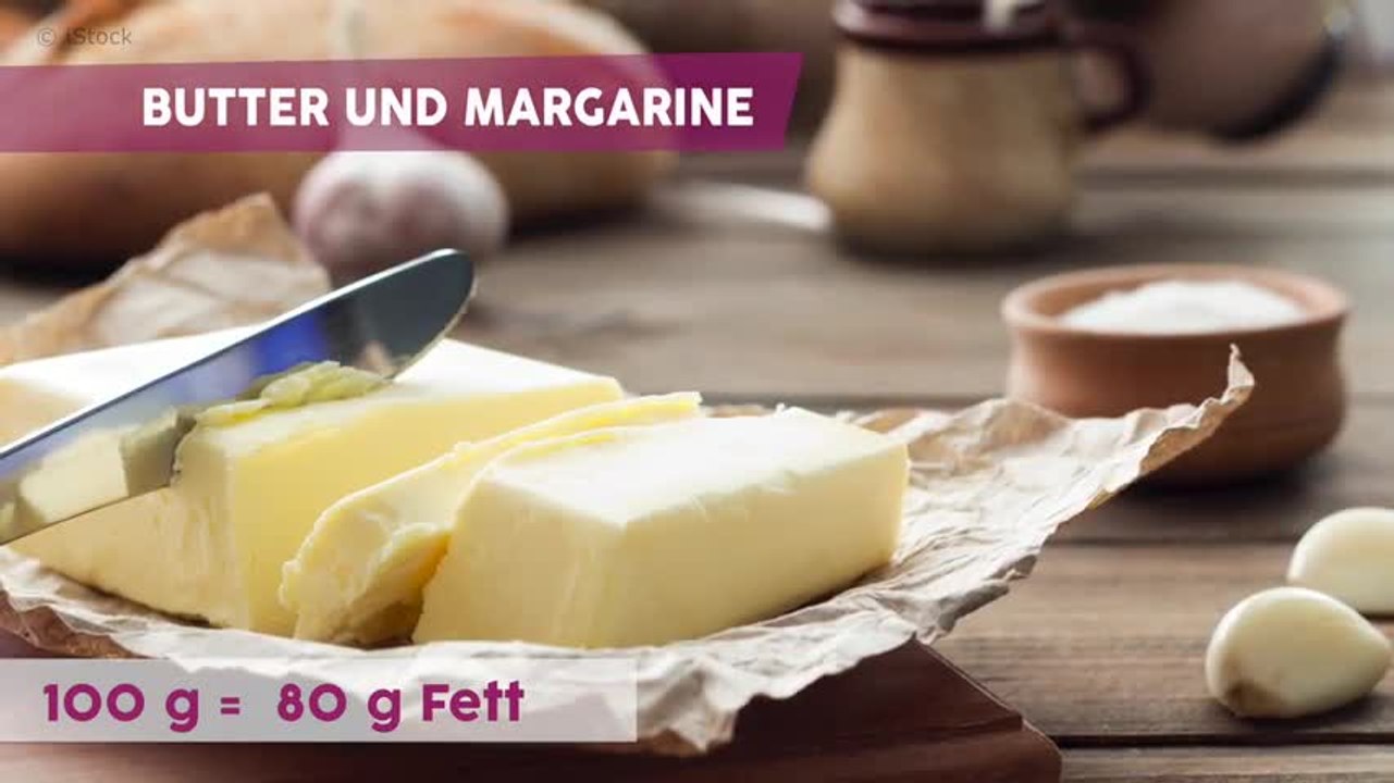 Aufgepasst: Das sind die 10 fettreichsten Lebensmittel