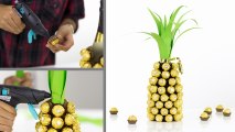 DIY-Geschenkidee: Diese Sektflaschen-Ananas ist der Knaller!