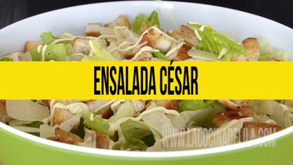 Cómo hacer ensalada césar ✅