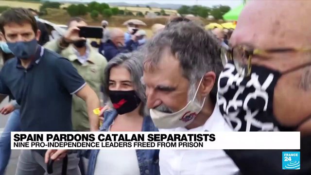 Nine Catalan separatists freed after Spain pardon