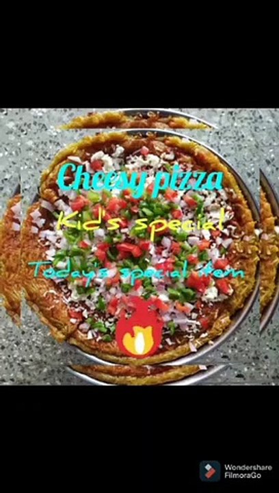 Cheesy Pizza | Home Made Cheesy pizza| Favorite food for kids