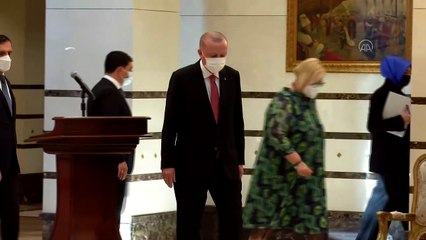 ANKARA - Nijerya'nın Ankara Büyükelçisi Abba, Cumhurbaşkanı Erdoğan'a güven mektubunu sundu
