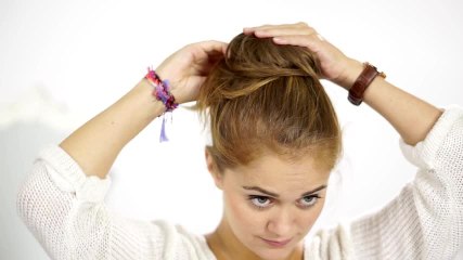 Schön mit Snukieful: ein voluminöser Dutt für feines Haar!