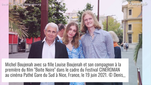 Michel Boujenah accompagné de sa fille Louise et son compagnon au Festival CINEROMAN