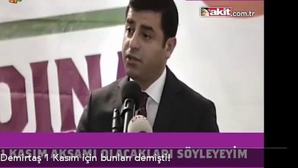 Rekor kıran Demirtaş 1 Kasım videosu!