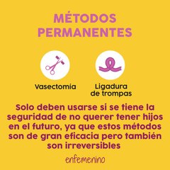 Tipos de anticonceptivos