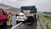 Son dakika haberi | Tıra çarpan otomobilin sürücüsü hayatını kaybetti