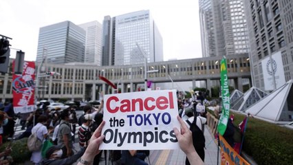 Protesters hope for cancellation of Tokyo 2020 as one-month countdown to D-Day begins