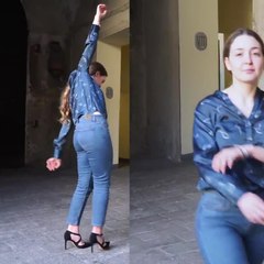 Diferencia entre llevar tacones o zapatillas