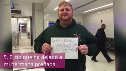¡Quién no querría un recibimiento así en el aeropuerto!