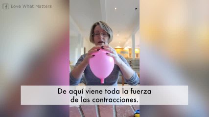 ¿Preparación para el parto con un globo y una pelota
