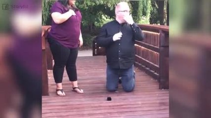 Este hombre pide matrimonio y todo sale al revés...