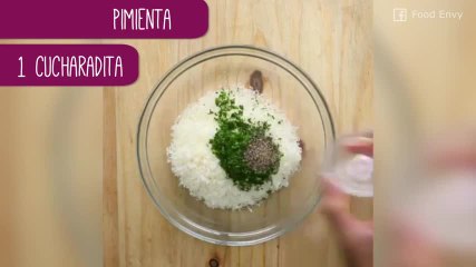 Pan de ajo súper especial: a modo ravioli y con mozarella