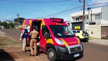 Mulher fica ferida ao ser agredida pelo filho, no Bairro Canadá