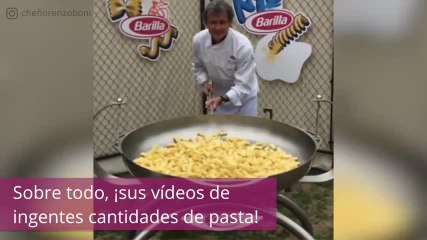 ¿Te gusta la pasta ¡Este cocinero italiano sabe cómo abrirte el apetito!