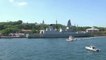Un navío ruso dispara como advertencia contra un buque británico en el Mar Negro