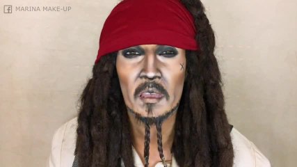 Transformación radical: ¡esta chica se convierte en el pirata más famoso!