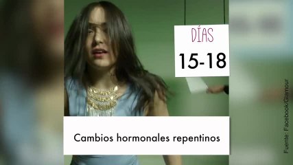 ¡Así es un mes de la vida de una mujer!