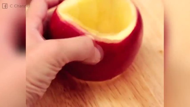 ¡Deliciosas patatas fritas hechas de manzana!