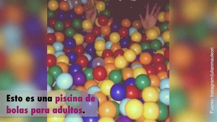 ¡Una piscina de bolas gigante solo para adultos!