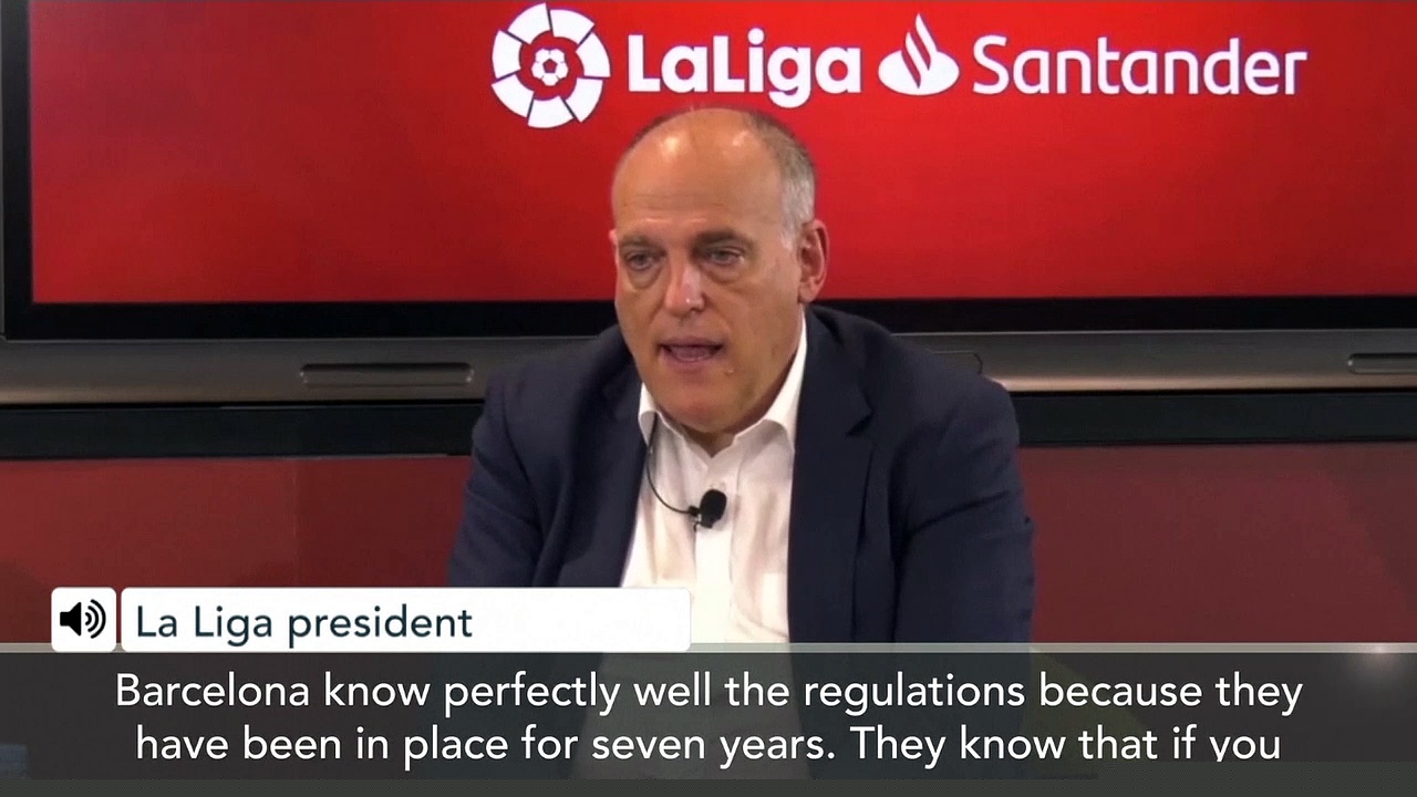'Barca need to bring wage bill down for Messi to stay' Tebas