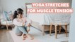 Need to Decompress? 6 Yoga Stretches to Help Relieve Muscle Tension ‍♂️ | Simply | Real Simple