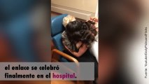 Un día inolvidable: se casan en el hospital para que la abuela no se lo pierda